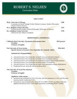 robert s. nelsen - Sacramento State