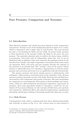 2 Pore Pressure, Compaction and Tectonics