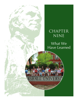 CHAPTER NINE What We Have Learned