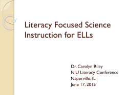 Carolyn Riley - NIU College of Education