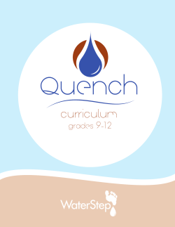 Quench for Grades 9 -12