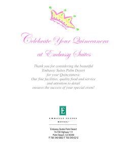 Celebrate Your Quinceanera at Embassy Suites