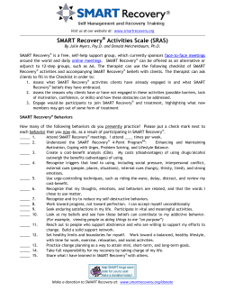 SRAS for Facilitators and Professionals