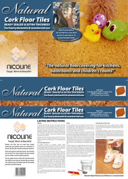Cork Floor Tiles