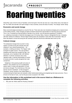 Roaring twenties