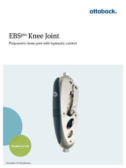EBSpro Knee Joint
