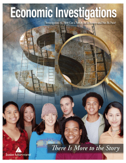 Economic Investigations #4 How Can a Family Be in Poverty and