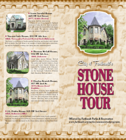 Stone House Tour - City of Faribault