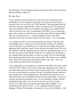 The Third Day - Wolf River Conservancy