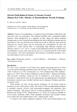 Electric-Field-Induced Fusion of Enzyme