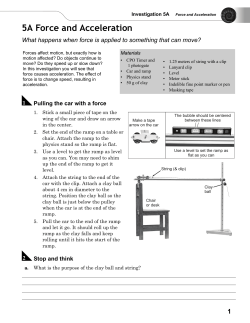 5A Force and Acceleration