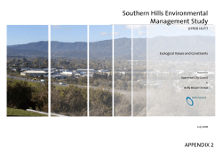 Southern Hills environmental management study &ndash; appendix 2
