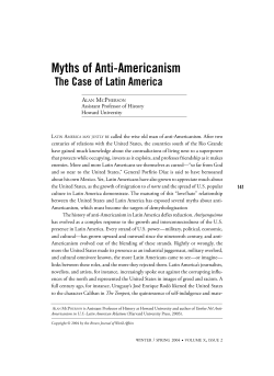 Myths of Anti-Americanism