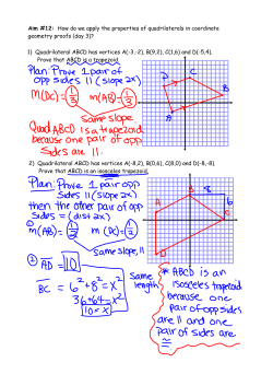 1) Quadrilateral ABCD has vertices A(-3,-2)