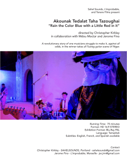 Akounak Tedalat Taha Tazoughai