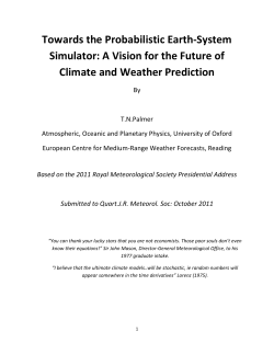 Towards the Probabilistic Earth-System Simulator