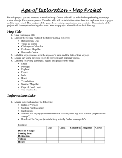 Age of Exploration – Map Project