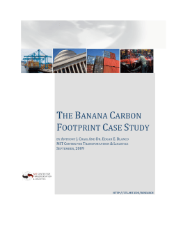 the banana carbon footprint case study