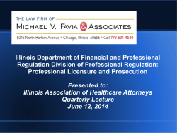 Illinois Department of Financial and Professional Regulation