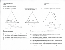 1. Find measure of and ZO. 2. MBC is an equilateral triangle. From