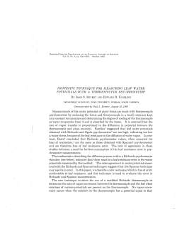 Boyer, J.S., and E.B. Knipling. 1965. Isopiestic technique for