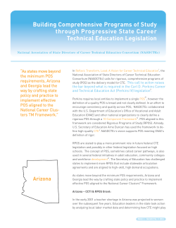 Building Comprehensive Programs of Study through Progressive