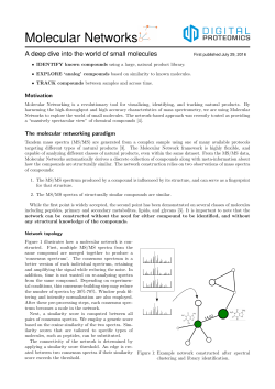 Molecular Networks - Digital Proteomics