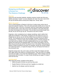 Rocket Car Distance Challenge