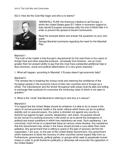 EQ 2: How did the Cold War begin and who is to blame