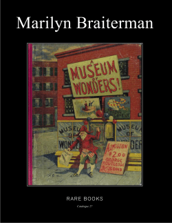 Catalogue 27 - Marilyn Braiterman