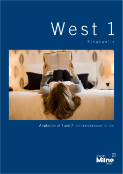 A selection of 1 and 2 bedroom terraced homes