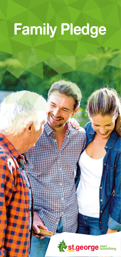 Family Pledge - St.George Bank