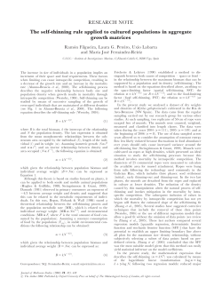 The self-thinning rule applied to cultured populations in aggregate