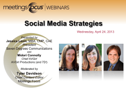 Social Media Strategies