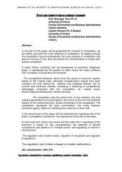 Analisys of labour market and unemployment in Romania