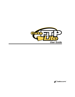 CuteFTP Lite v8 User Guide