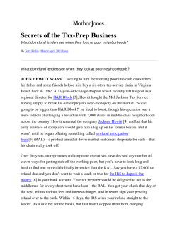 Secrets of the Tax-Prep Business