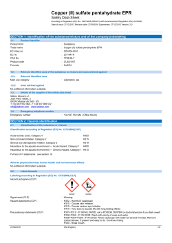 Copper (II) sulfate pentahydrate EPR