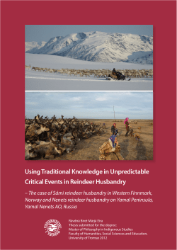 Using Traditional Knowledge in Unpredictable Critical