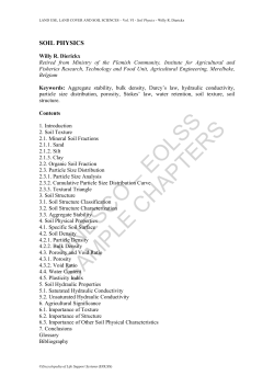 Soil Physics