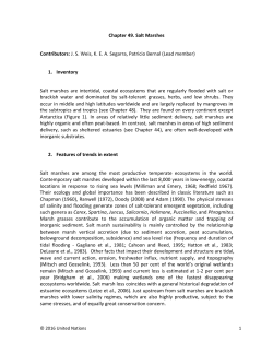 Chapter 49 Salt Marshes