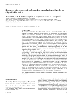 Scattering of a compressional wave in a poroelastic medium by an
