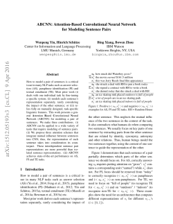 ABCNN: Attention-Based Convolutional Neural Network for