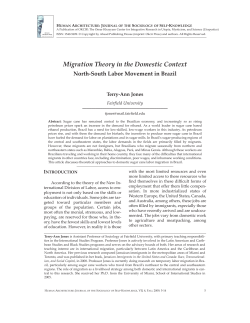 Migration Theory in the Domestic Context
