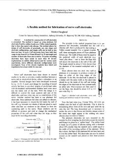 A Flexible Method For Fabrication Of Nerve Cuff Electrodes