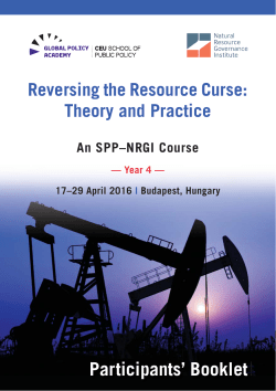 Read the participants` booklet here.