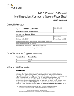 Multi-Ingredient Compound Generic Payer Sheet