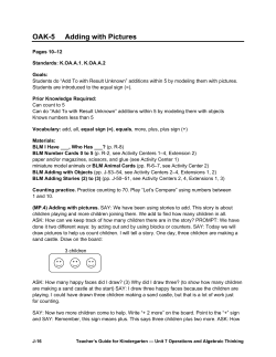 OAK-5 Adding with Pictures