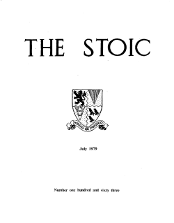 The Stoic July 1989