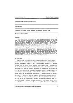 Three-state models of furanose pseudorotation